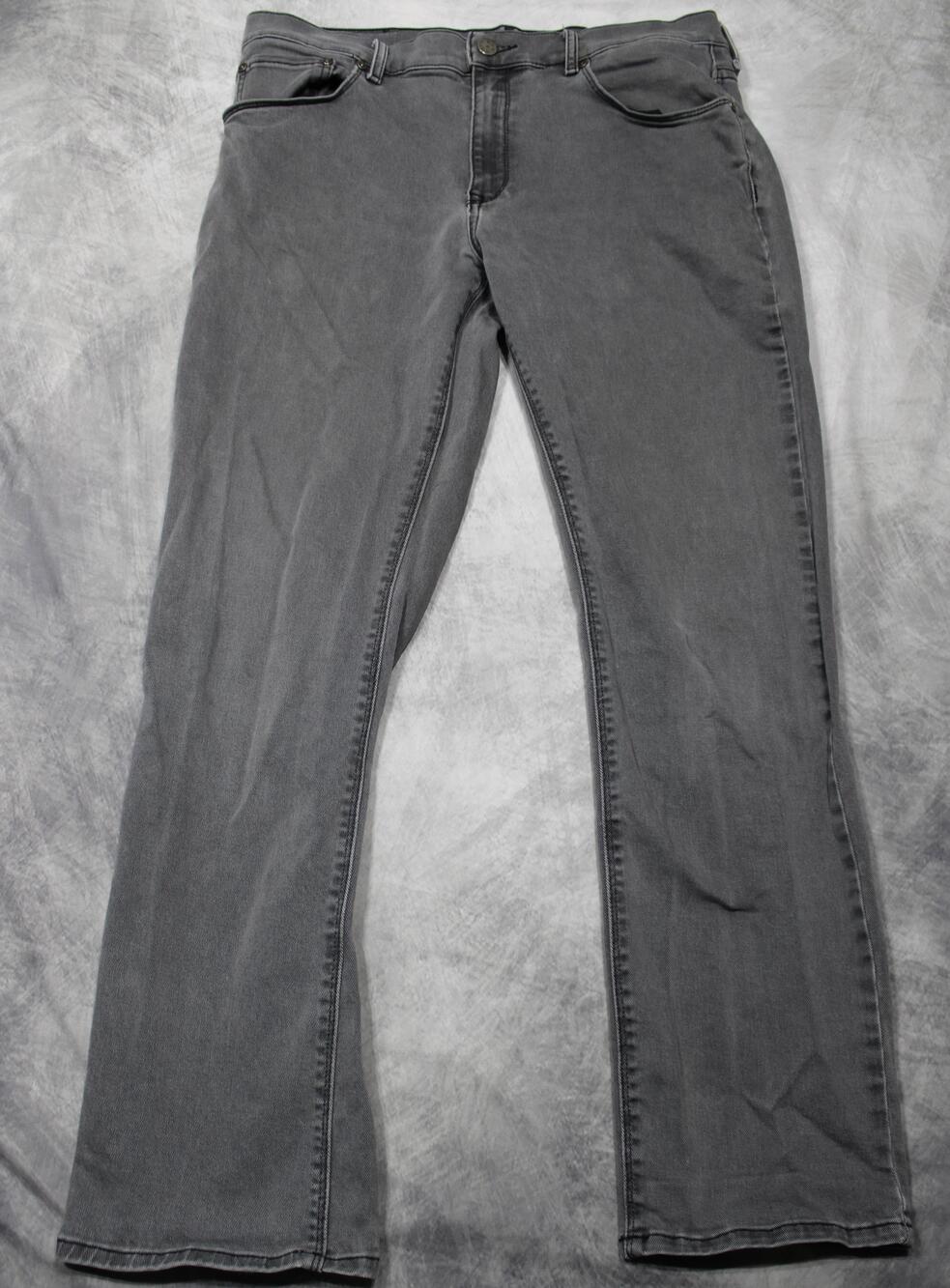 AG Adriano Goldschmied Jeans Mens 36x31 Gray Regular Fit Straight Leg Denim